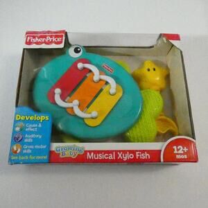 Fisher-Price Musical Xylo Fish Developmental Toddler Toy New